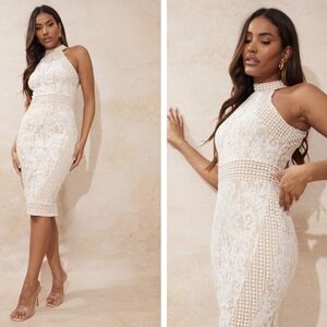 Pretty Little Things black high neck dress